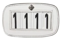 Le Mieux Saddle Pad 4 Number Holder Square White