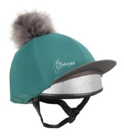LeMieux Pom Pom Hat Silk – Peacock