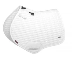 LeMieux Self Cool Close Contact Square Saddle Pad – White