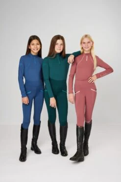 Childrens LeMieux Young Rider Pull On Breeches – Spruce -Le Mieux Rider Finds 3 coloursd scaled 2