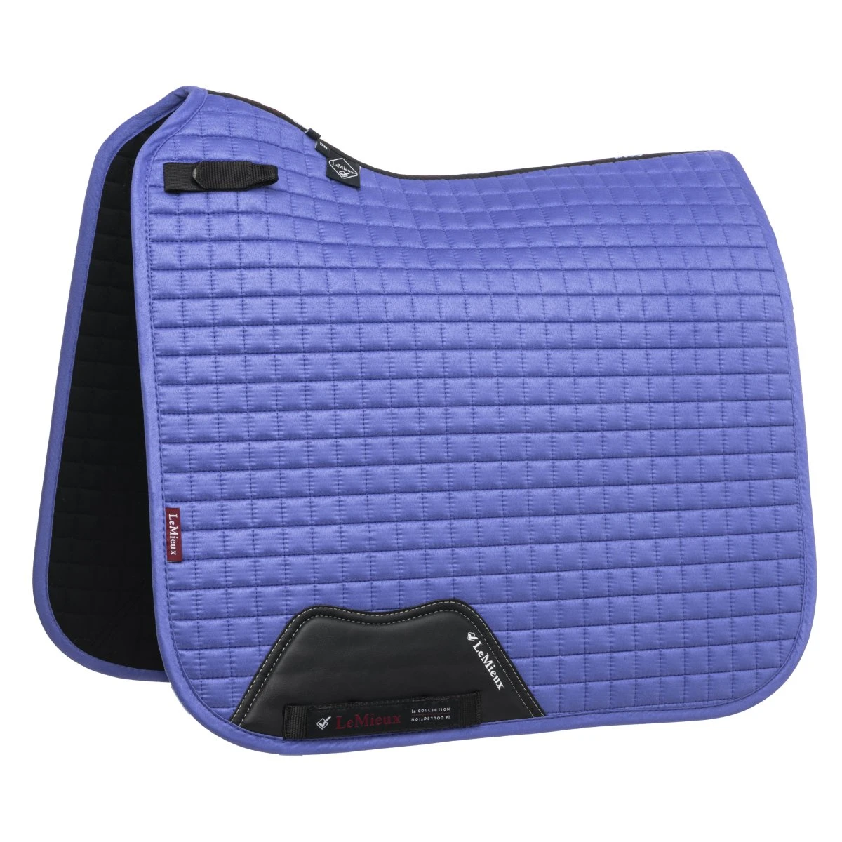 LeMieux Dressage Suede Square – Bluebell 1 LeMieux Dressage Suede Square – Bluebell