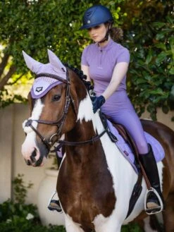 LeMieux Carbon Mesh Close Contact Square – Wisteria -Le Mieux Rider Finds 4d9a6640 copy