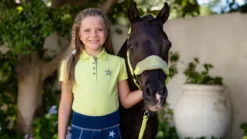 LeMieux Mini Polo Shirt – Kiwi 7 LeMieux Mini Polo Shirt – Kiwi -Le Mieux Rider Finds 4d9a6925 copy