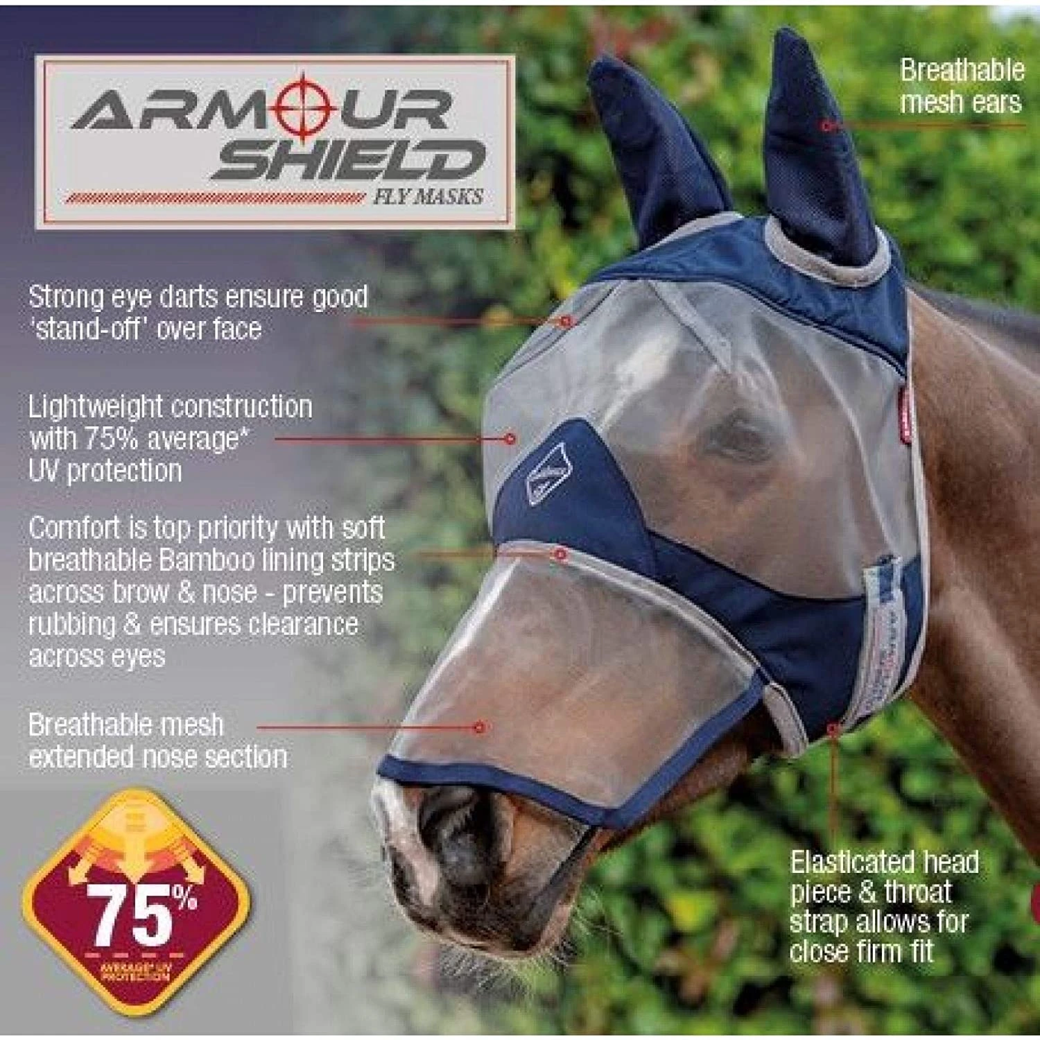 LeMieux Armour Shield Fly Protector – Full Monty 1 LeMieux Armour Shield Fly Protector – Full Monty