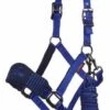 LeMieux Vogue Fleece Headcollar & Leadrope – Navy/Royal Blue