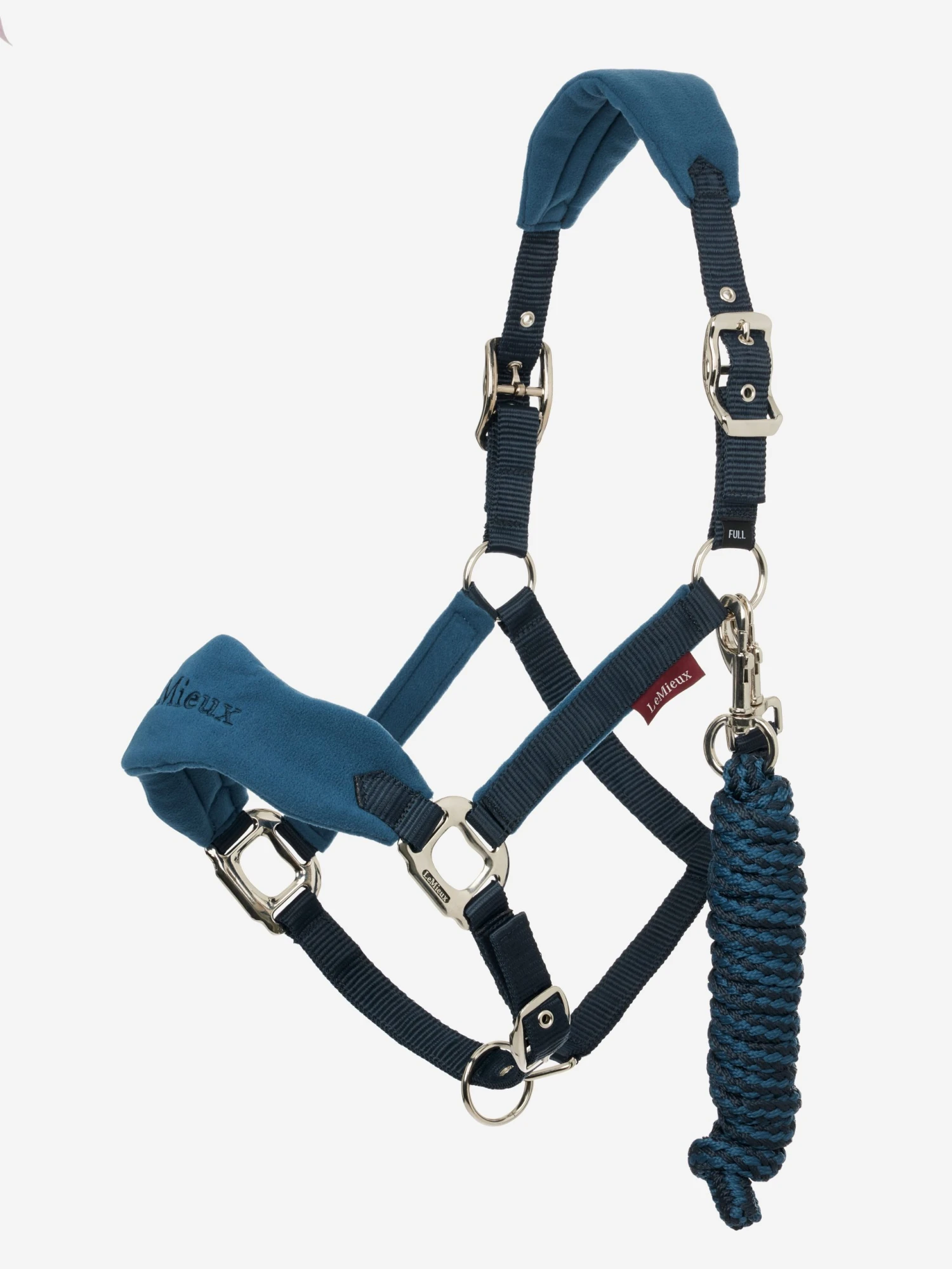 LeMieux Vogue Fleece Headcollar & Leadrope – Atlantic 1 LeMieux Vogue Fleece Headcollar & Leadrope – Atlantic