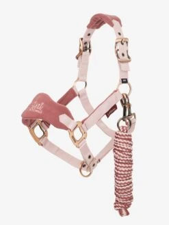 Le Mieux Mini Vogue Headcollar And Leadrope – Pink Quartz