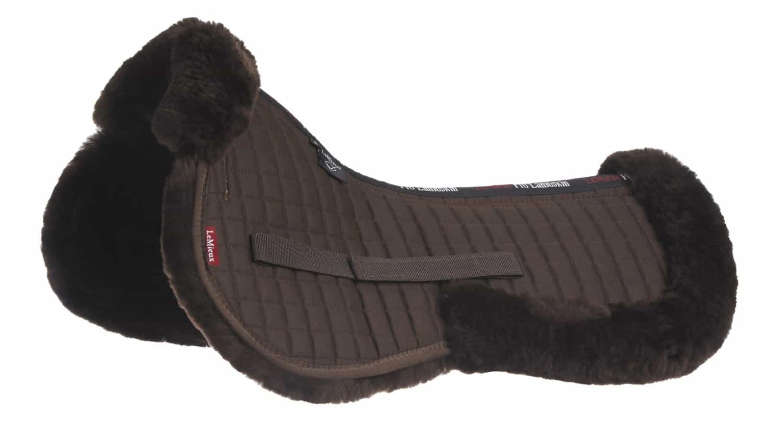 LeMieux ProLambskin Half Pad – Brown/Brown 1 LeMieux ProLambskin Half Pad – Brown/Brown
