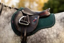 LeMieux GP Suede Square – Spruce -Le Mieux Rider Finds IT03259 lifestyle suedegpsquare spruce 4 scaled 1