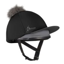 LeMieux Pom Pom Hat Silk – Black