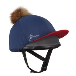 LeMieux Pom Pom Hat Silk – Navy