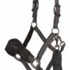 LeMieux Vogue Fleece Headcollar & Leadrope – Black/Grey