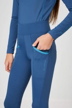 Childrens LeMieux Young Rider Pull On Breeches – Atlantic -Le Mieux Rider Finds atlantic pocket scaled 1