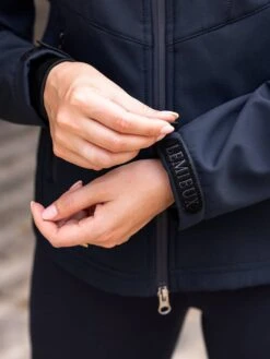LeMieux Ladies Celine Softshell Jacket – Navy -Le Mieux Rider Finds it04076 lifestyle celinesoftshelljacket navy 9 copy
