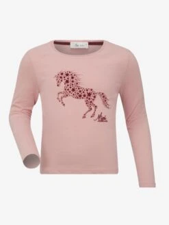 LeMieux Mini Jamie Long Sleeve Top – Pink Quartz