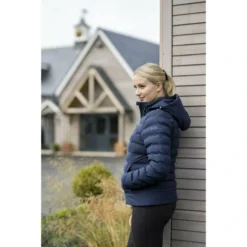 LeMieux Elize Waterproof Puffer Jacket – Navy -Le Mieux Rider Finds lemieux elize puffer jacket warm short coat windwaterproof leisurewear 100 to 150 cork farm equestrian 684 600x 1