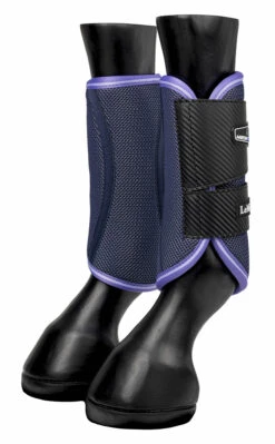 LeMieux Carbon Mesh Wrap Boots – Bluebell