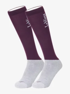 Le Mieux Adult Competition Sock Twin Pack – Fig