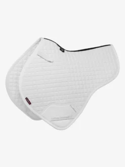 LeMieux Carbon Mesh Close Contact Half Square – White