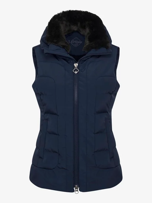 LeMieux Ladies Loire Winter Gilet – Navy 1 LeMieux Ladies Loire Winter Gilet – Navy
