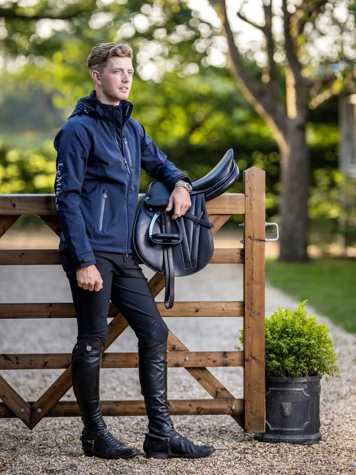 LeMieux Men’s Elite Soft Shell Jacket – Navy 2 LeMieux Men’s Elite Soft Shell Jacket – Navy - Image 2