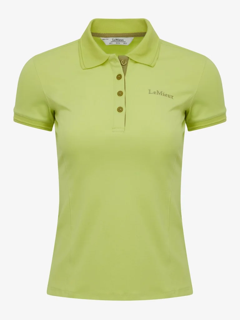 LeMieux Ladies Polo Shirt – Kiwi 1 LeMieux Ladies Polo Shirt – Kiwi
