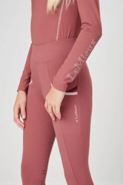 Childrens LeMieux Young Rider Pull On Breeches – Orchid -Le Mieux Rider Finds orchid pocket scaled 1