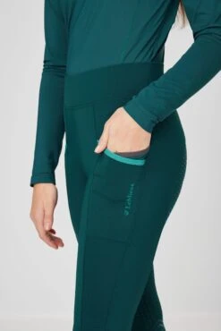 Childrens LeMieux Young Rider Pull On Breeches – Spruce -Le Mieux Rider Finds spruce pocket scaled 1