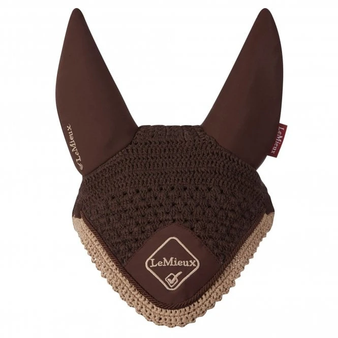 LeMieux Classic Fly Hood – Brown 1 LeMieux Classic Fly Hood – Brown